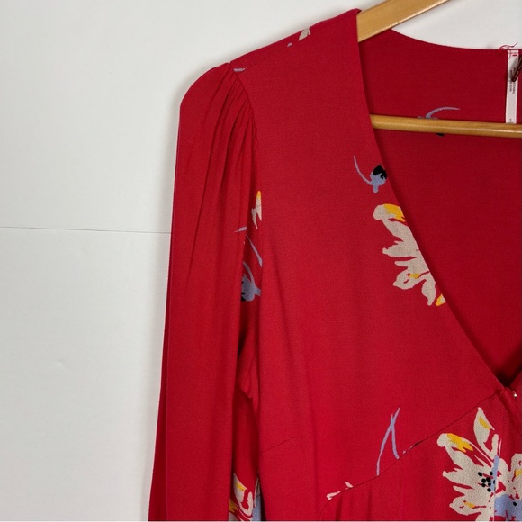 Free People Time On My Side Red Floral
Mini Dress Size Small - Picture 6 of 12